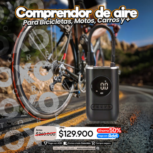 Compresor de aire para bicicletas , motos y carro