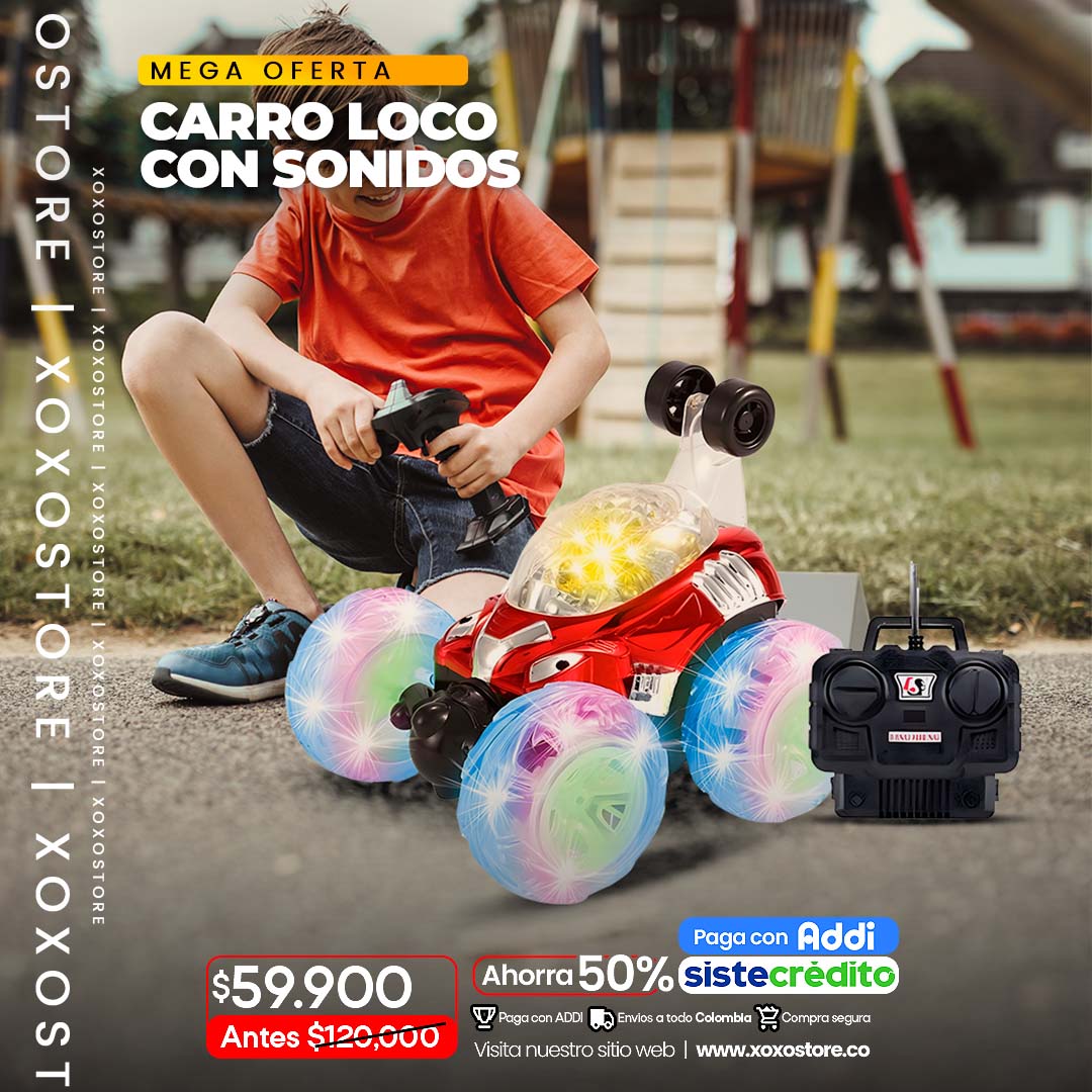 Carro loco musical infantil