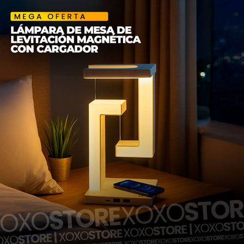 Lampara de levtitacion magnetica con cargador