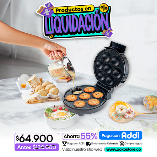 Maquina para hacer cupcakes de 8 puestos