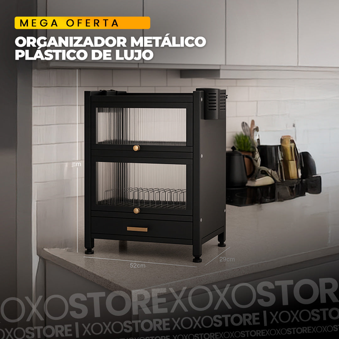 Organizador de lujo 2 niveles y cajonero con puertas