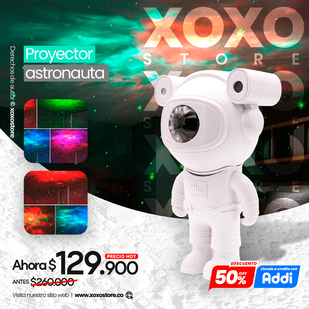ASTRONAUTA PROYECTOR DE PIE