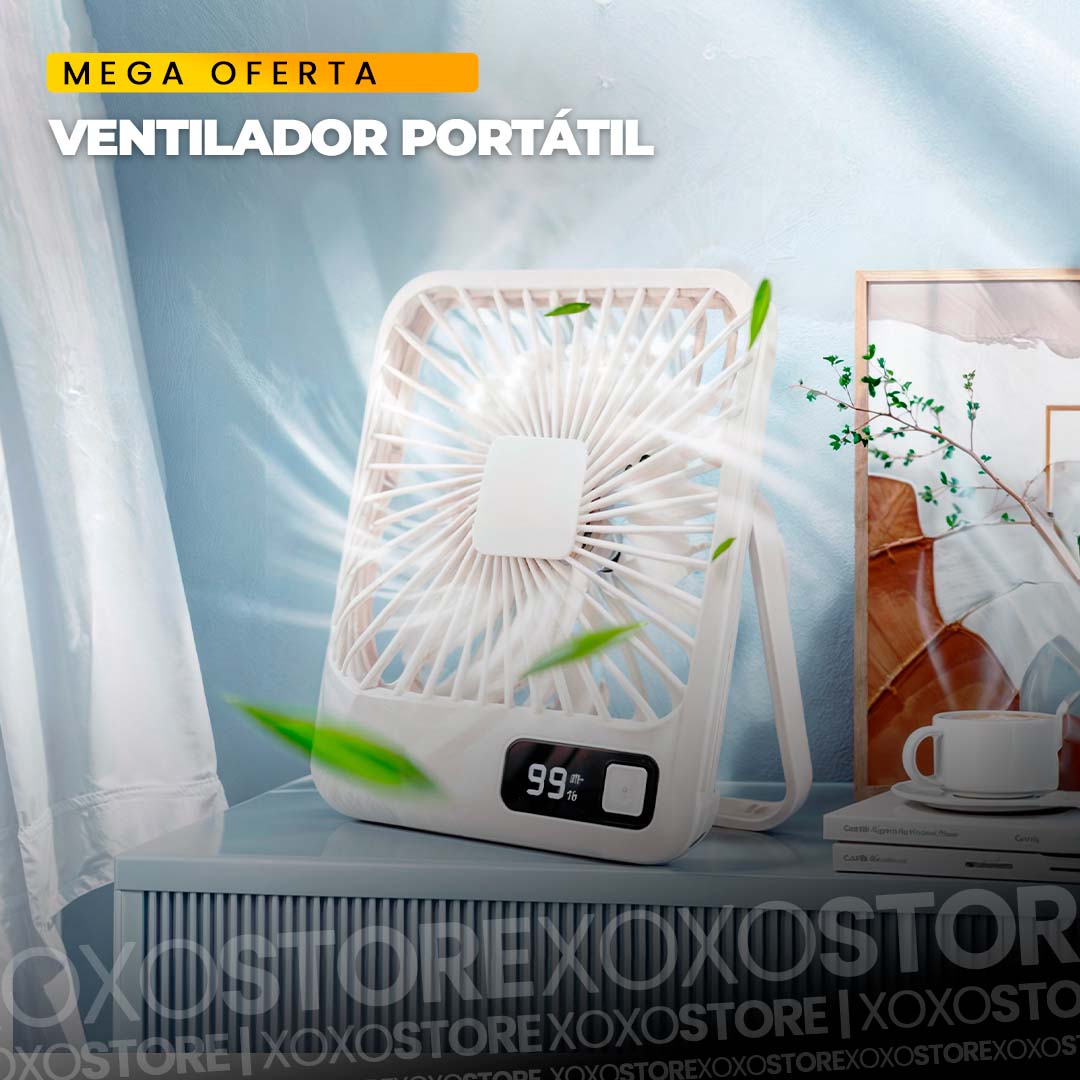 Portatil ventilador ideal para escritorios
