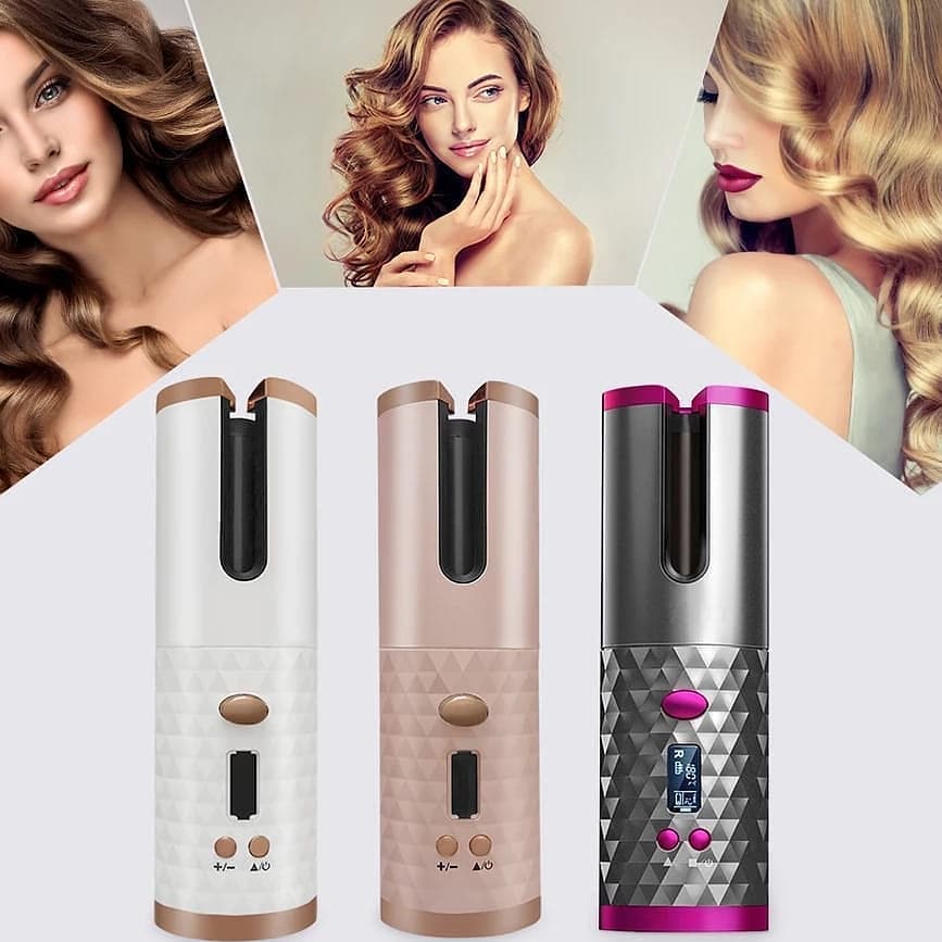RIZADORA DE CABELLO AUTOMATICA INALAMBRICA