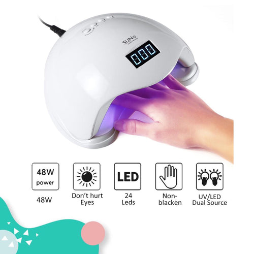 lampara  de  uñas de 48w