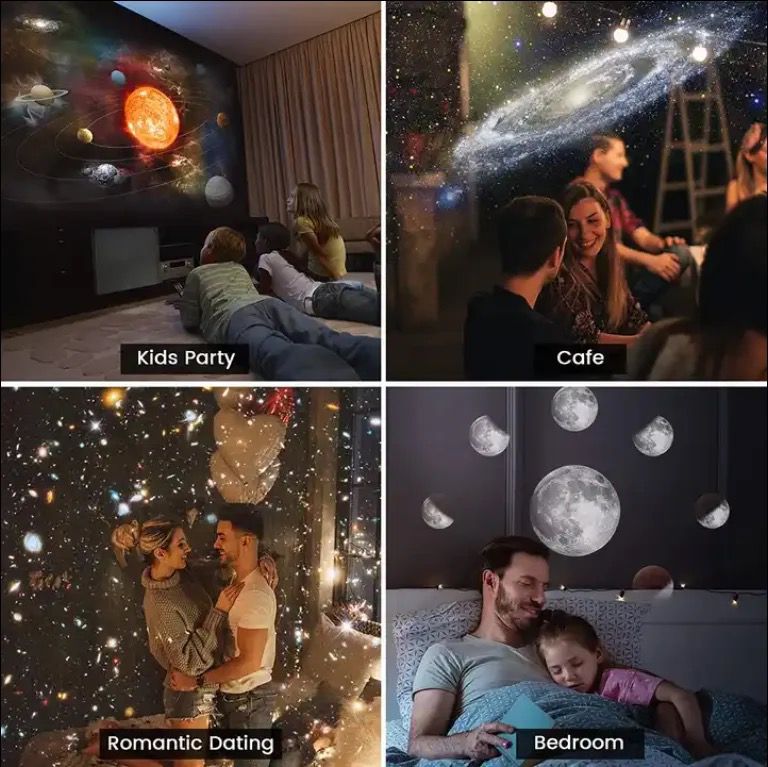 Proyector de 12 filminas de GALAXIA