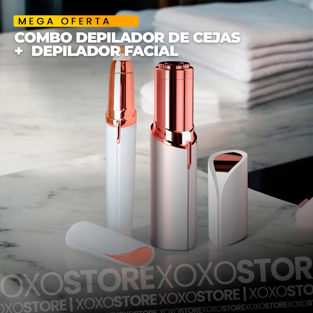 Super combo depilador de cejas+depilador facial