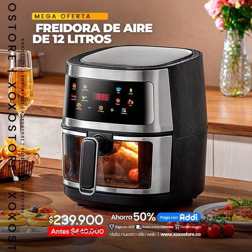 Freidora de aire de 12 litros xhome