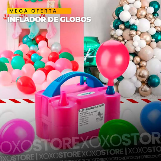 INFLADOR DE GLOBOS ELECTRICO 600 WATTS DOBLE BOQUILLA