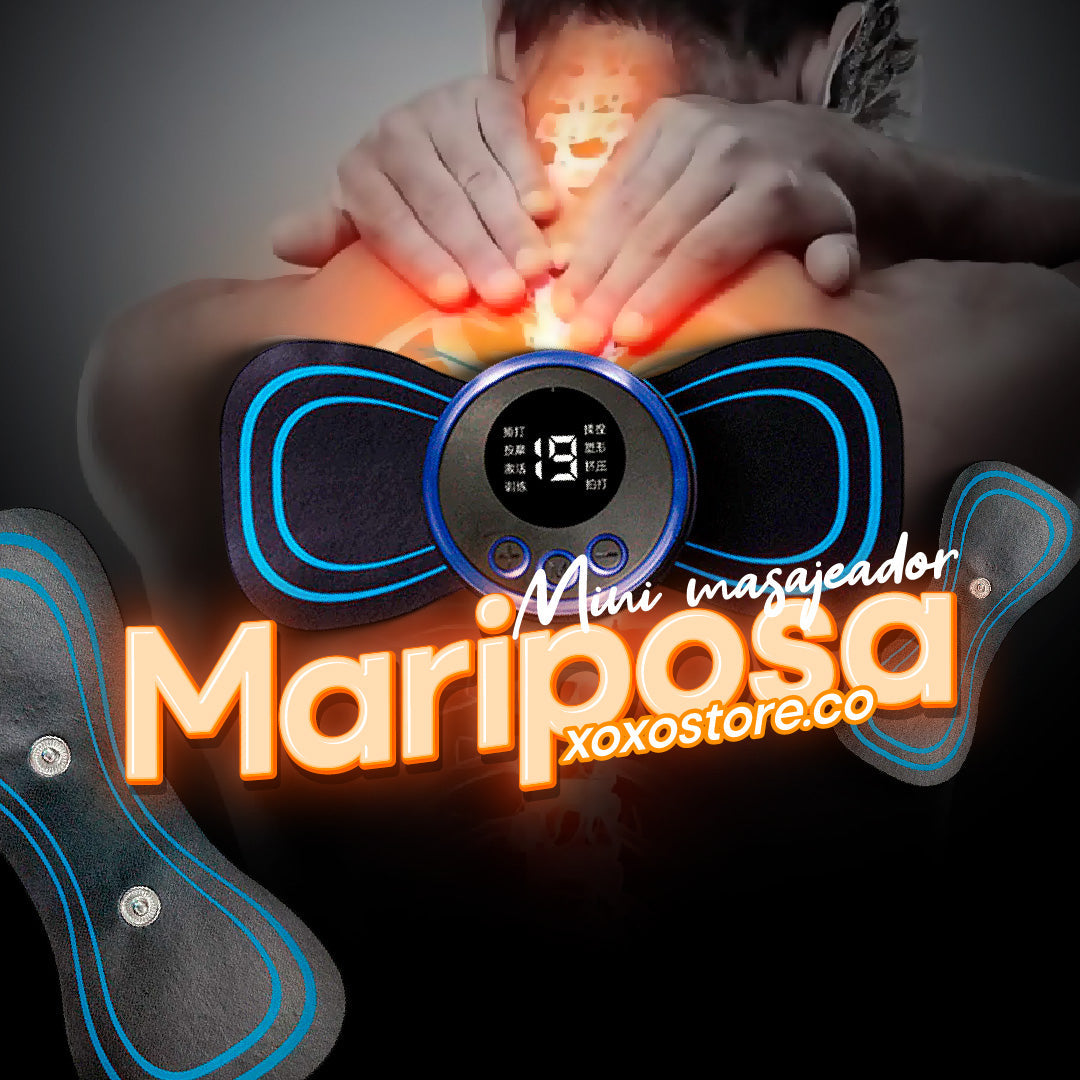 Mini masajeador tipo mariposa