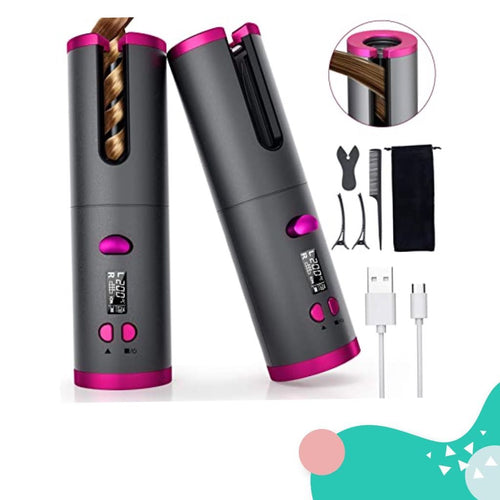 RIZADORA DE CABELLO AUTOMATICA INALAMBRICA