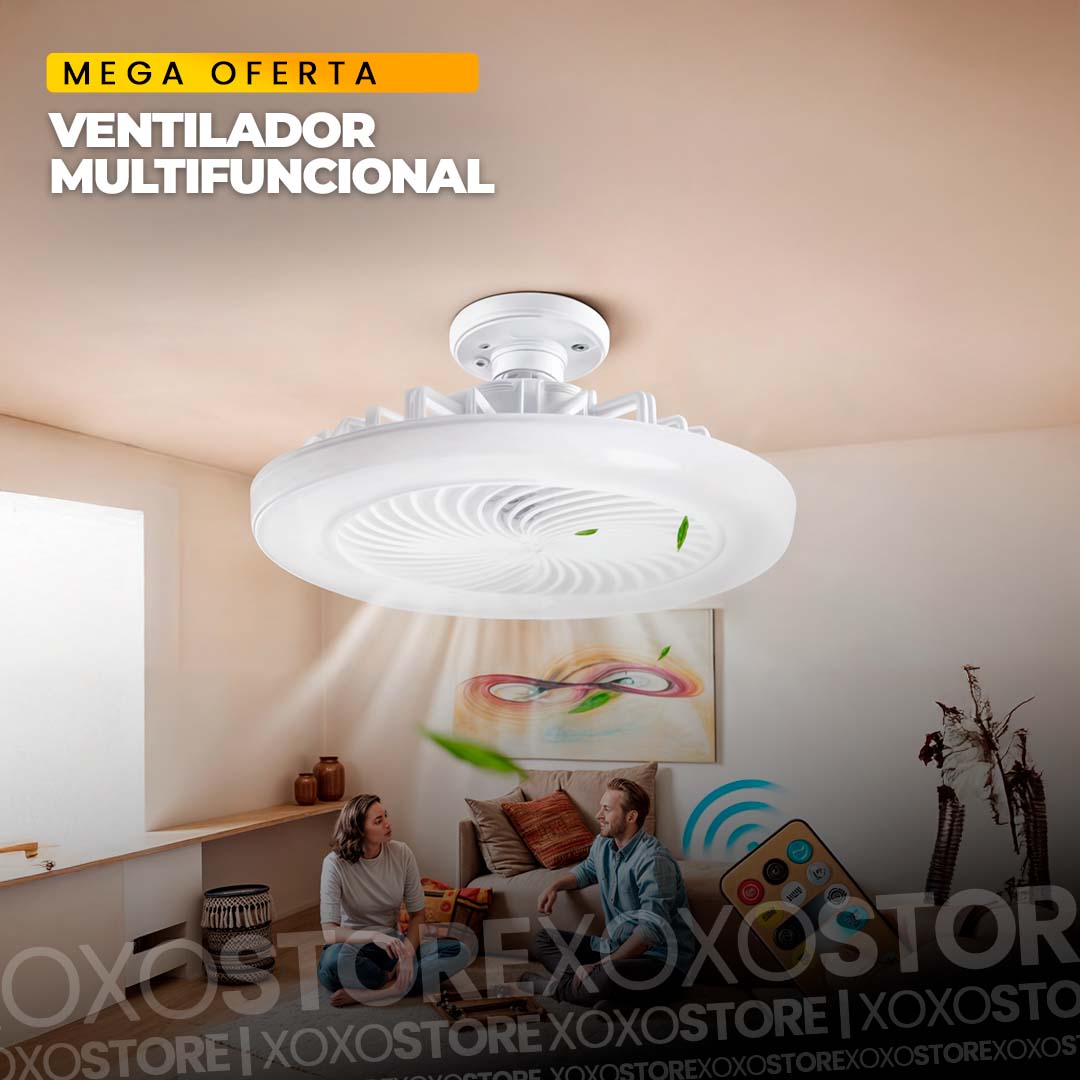Humidificador Ventilador  con luz led
