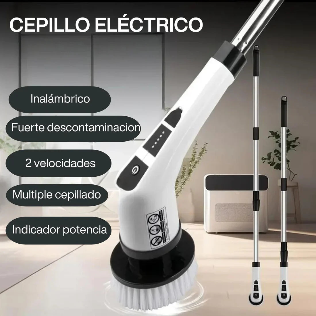 Cepillo electrico 7 en 1 multifuncional