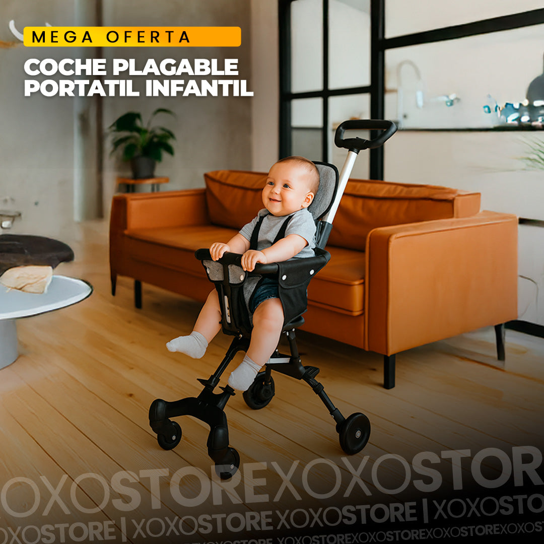 Coche paseador plegable infantil