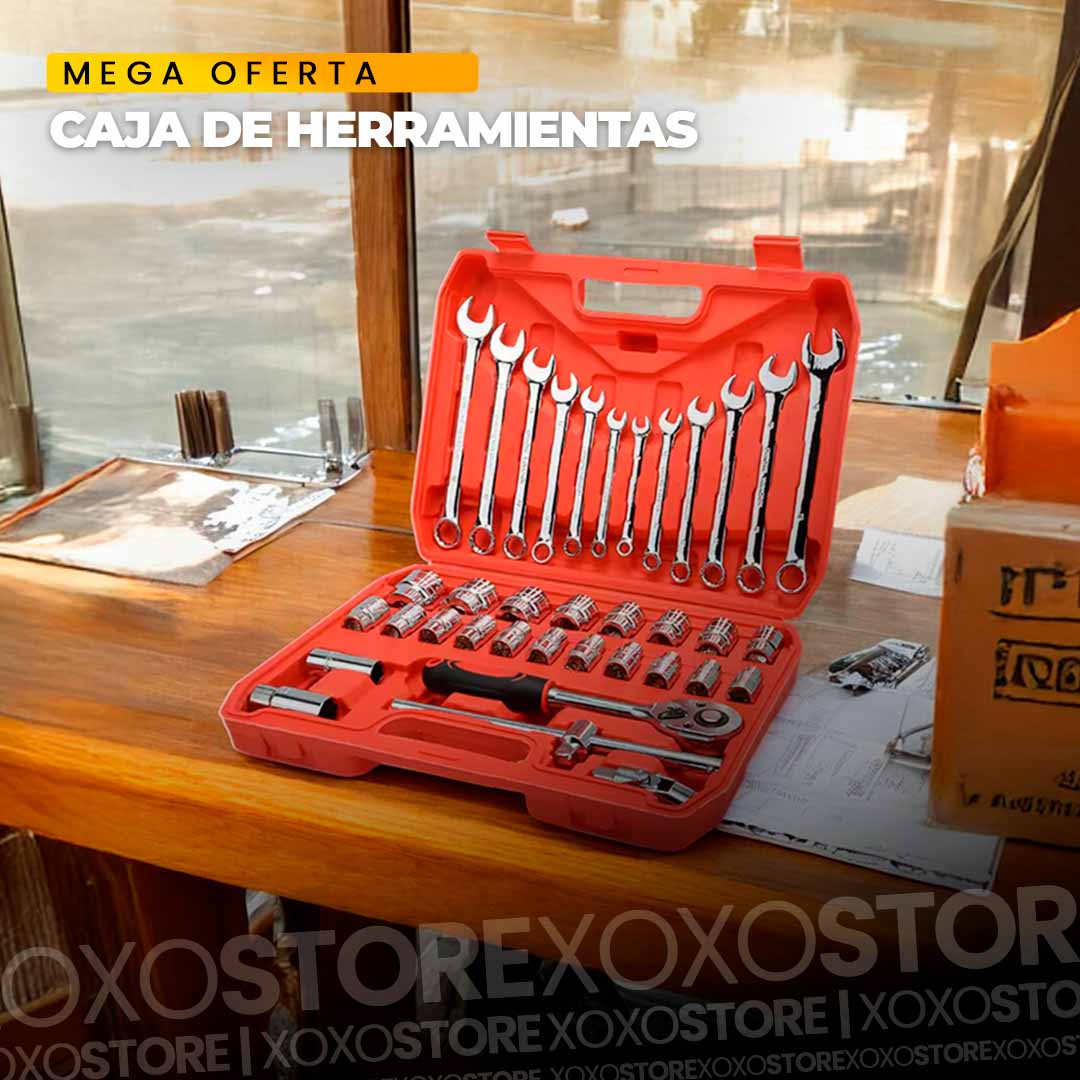 Caja de harramientas de 37 piezas