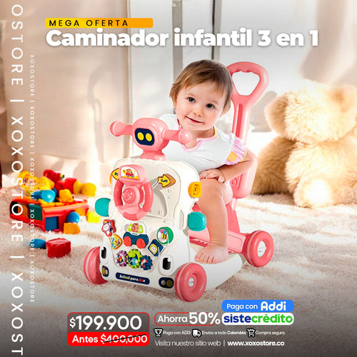 Caminador infantil 3 en 1