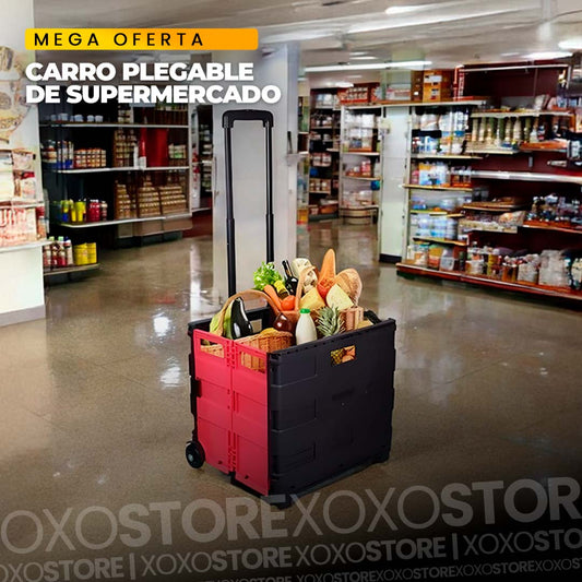 .Carro de supermercado plegable