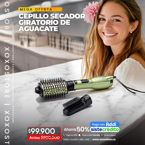 Cepillo secador de aguacate goratorio 2 cabezales edicion especial