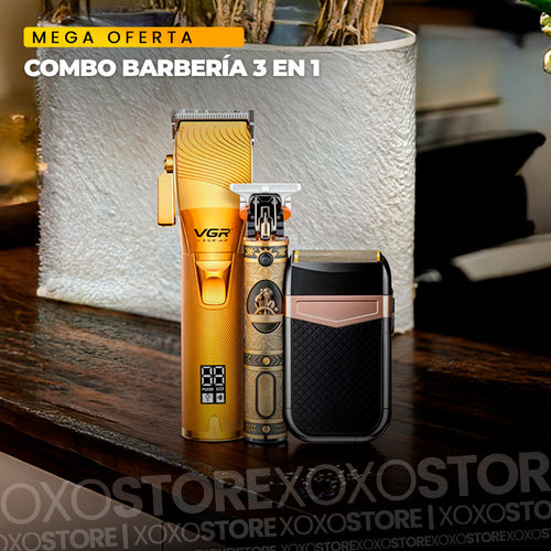 Combo barberia vgr 280+shaver 331+patillera buda