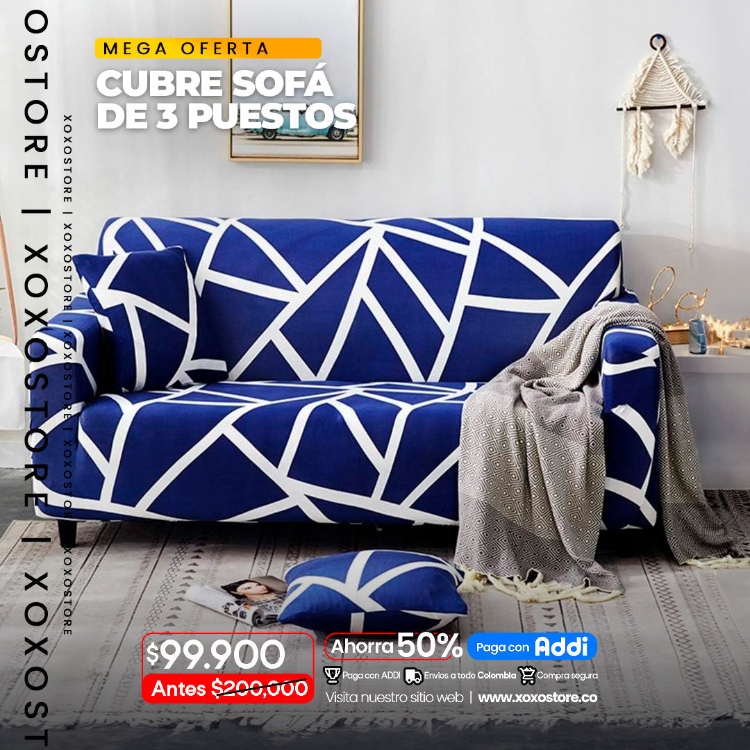 Forro para sofa de 3 puestos