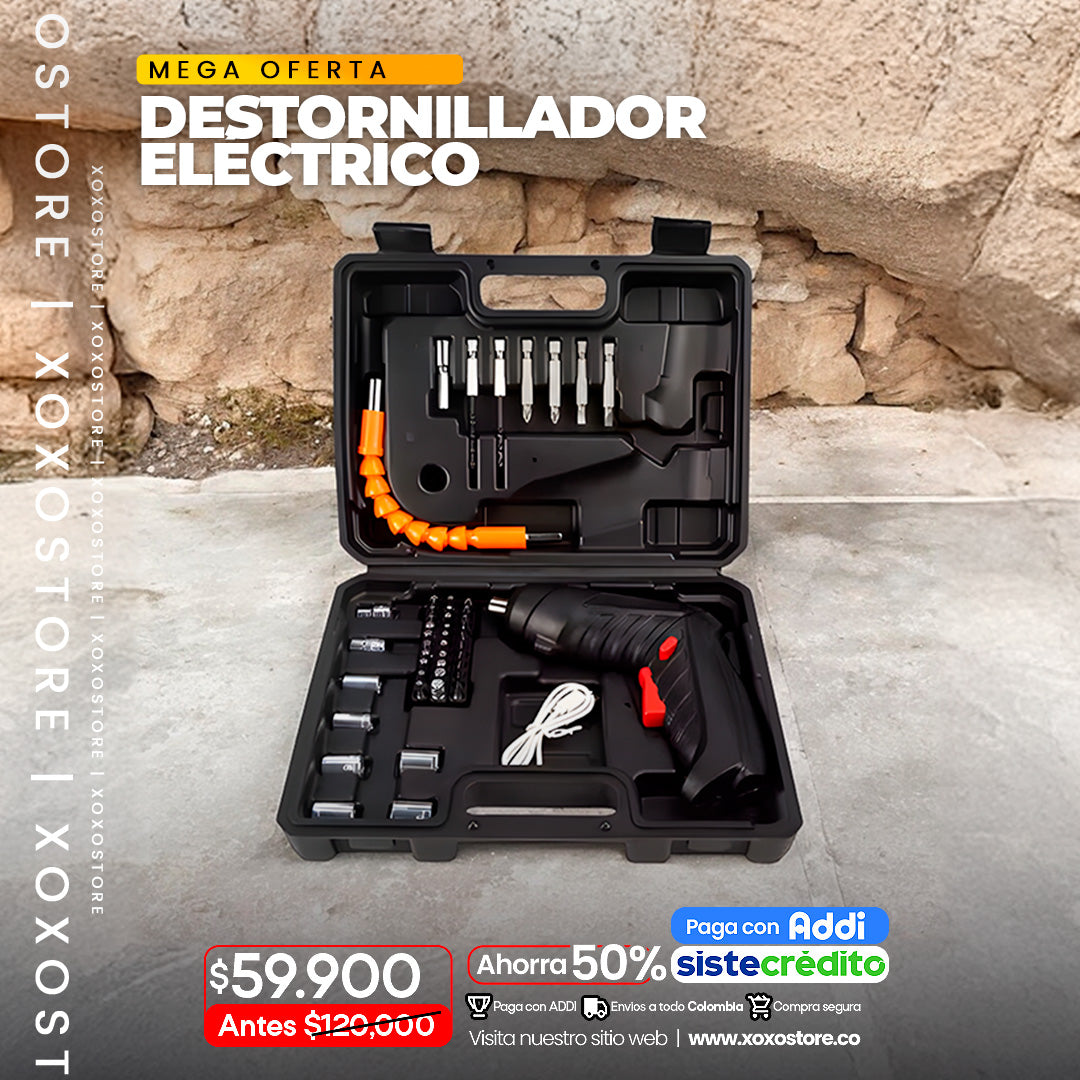 Destornillador electrico 45 piezas