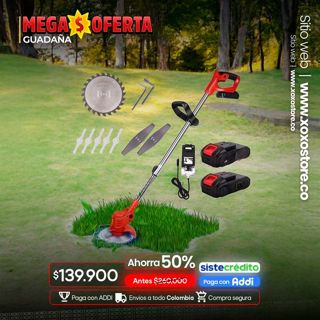 Podadora cortadora de cesped