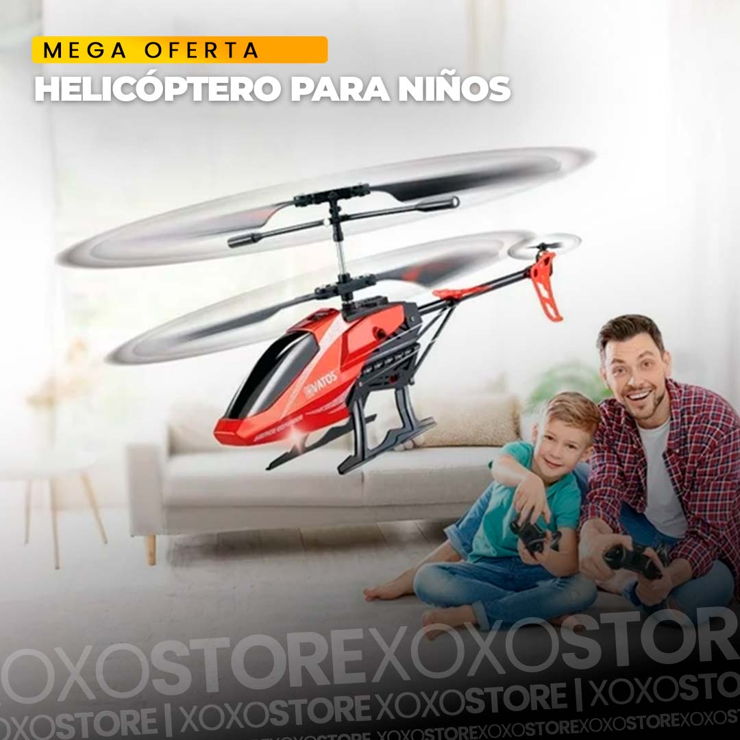 Helicoptero infantil recargable