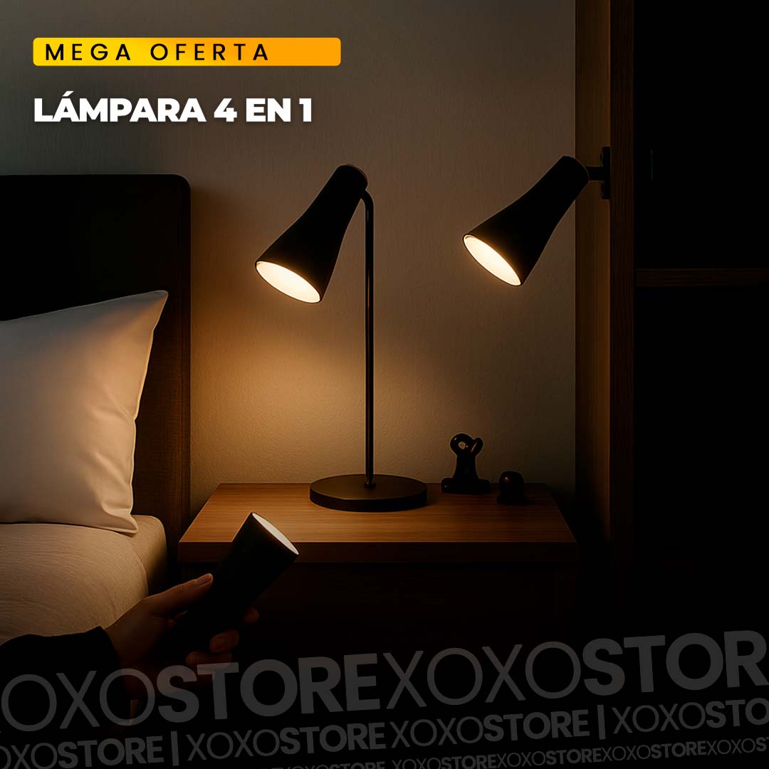 Lampara de escritorio 4 en 1