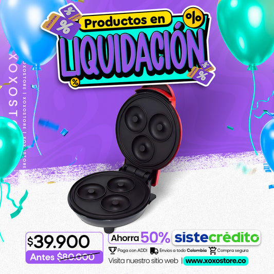 Mini Maquina De Donas de 3 puestos