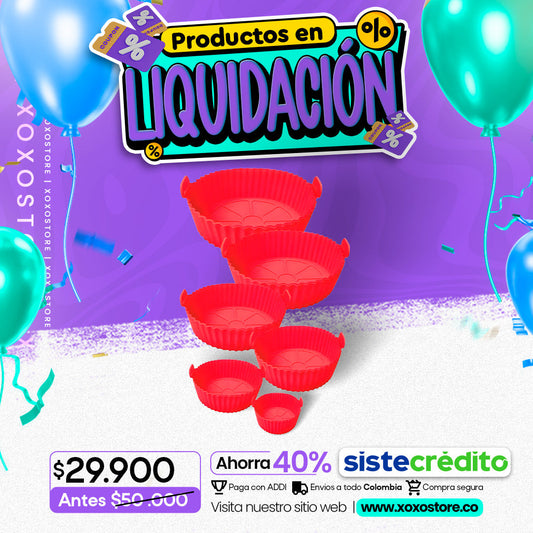 Combo molde de silicona X 6