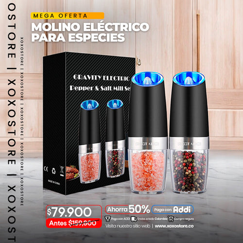 Molino electrico de condimentos