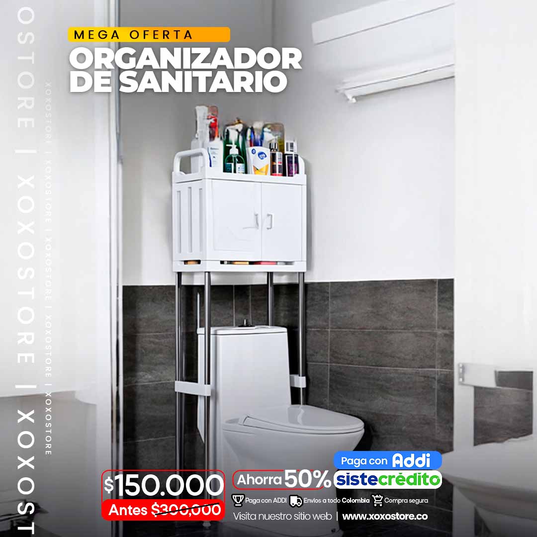 Organizador con cajones para baño