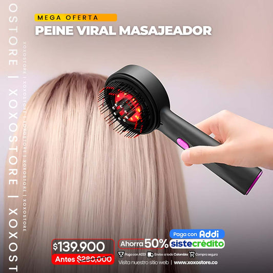 Cepillo masajeador  capilar viral