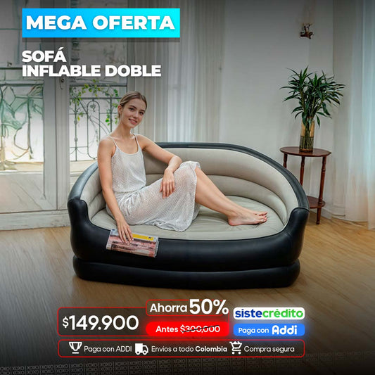 Sofa inflable de 2 puestos