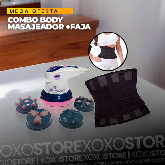 Combo body masajeador + faja