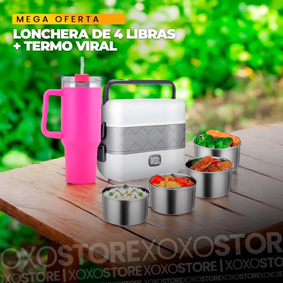 Lonchera de 4 lineas+ Termo viral