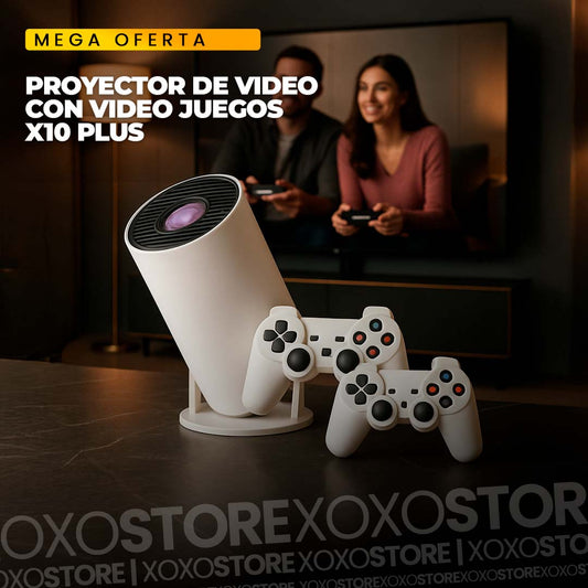 Proyector De Video Con Videojuegos X10 PLUS